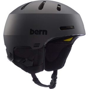 Bern Macon 2.0 Snowsports Ski Helmet for Men and Women, Matte Black - Medium